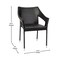 Flash Furniture Black PE Rattan Wicker Patio Dining Chair, 2PK 2-TT-TT02-BK-GG - alternate 3